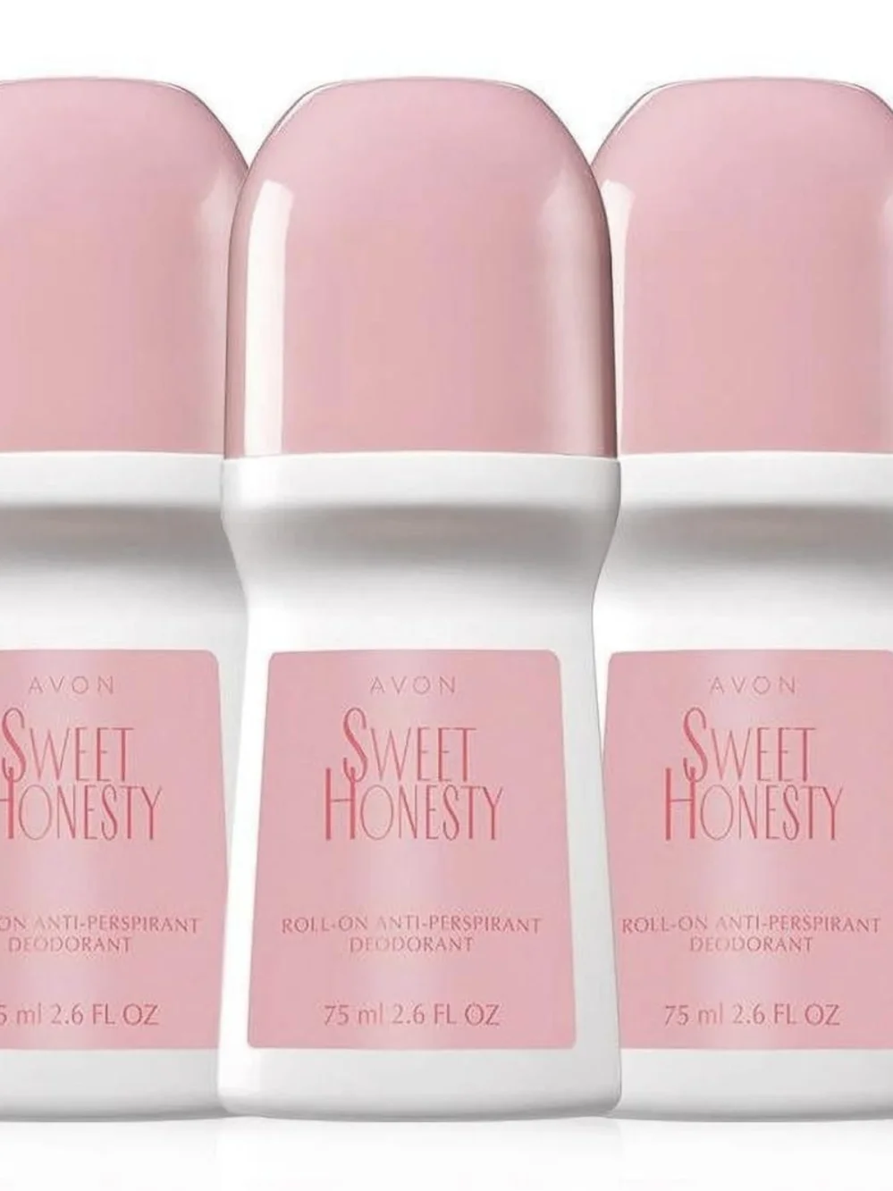 Avon Sweet Honesty Roll-On Deodorant - Pink and White